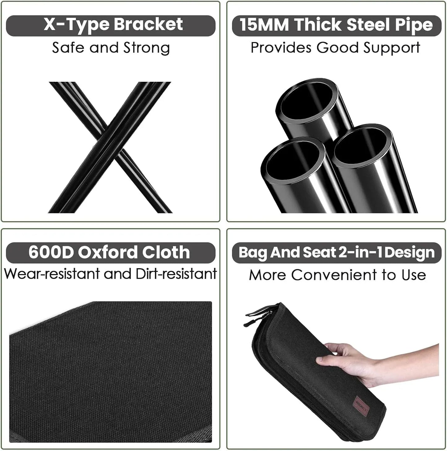 Portable Lightweight Foldable Travel Stool