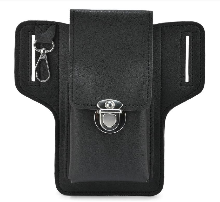 Men's PU Leather Phone Case with Belt Loop