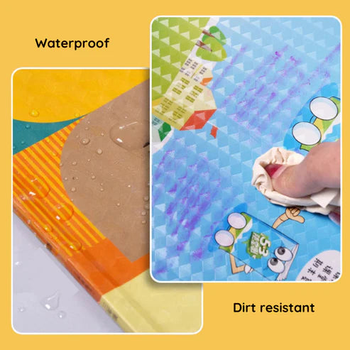 Self-adhesive transparent protective book cover