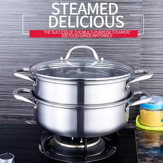 2-Tier Stainless Steel Steamer